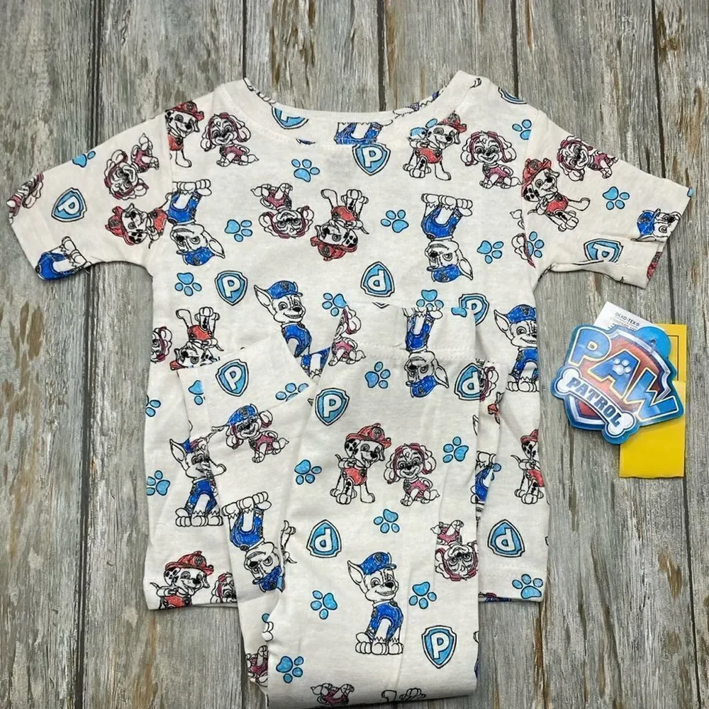 Paw Patrol & Spaceship Snug Fit Cotton Pajamas 2, 2-Piece Sets Size 2T
